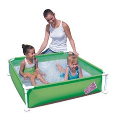 Детский каркасный бассейн Bestway 56217 (122х122х30,5) Green