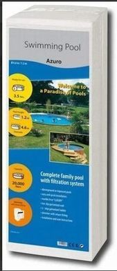 Басейн каркасний 3.6х0.9м з фільтром 2000, AZURO BASIC