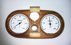 Термогігрометр струнний + пісочний годинник (15 хв) термобереза