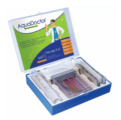 Тестер AquaDoctor 5 в1 таблеточный pH,CL,Br,Cy,Alk (20 тестов, Германия)
