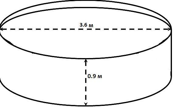 Басейн каркасний 3.6х0.9м з фільтром 2000, AZURO BASIC