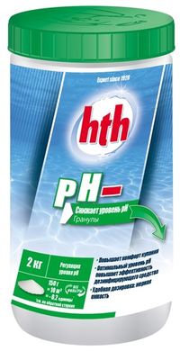 рН мінус hth 2кг (Франція), порошок pH MOINS MICRO-BILLES