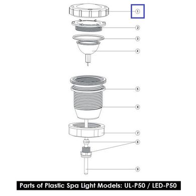 Запасные цвентые линзы к прожектору Emaux LED/UL-P50