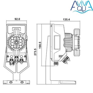 Дозирующий насос AquaViva DRP200 PH/Cl 5л/ч