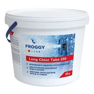 Длительный хлор в таблетках Froggy LongChlor Tabs (10 кг)