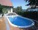 Басейн каркасний 5,25х3.2х1.5 м з отворами, для монтажу в ґрунт, IBIZA OVAL