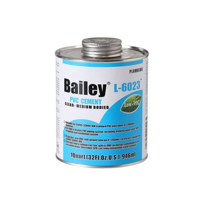 Клей для труб ПВХ Bailey L-6023 237мл