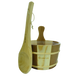 Набір GREUS сосна/кедр (зграя 4 л + черпак) з пластиковою вставкою