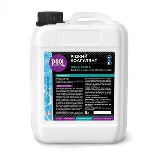 Засіб для очищення та освітлення води в басейні Poolman AquaFlock L (5л)