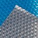 Солярне покриття AquaViva Platinum Bubbles (ширина 7,5 м), срібло/блакитний, 500мкм
