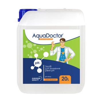 PH minus жидкий AquaDoctor (20 л) на основе серной 35% кислоты