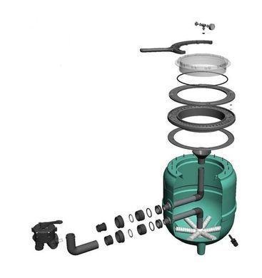 Фильтр 760мм с боковым клапаном для 250кг песка, 22м3/ч, PG &ldquo;FILTRONE LLT&rdquo;