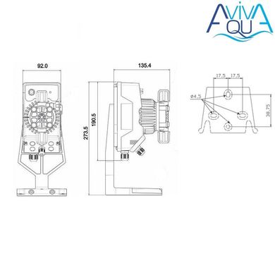 Дозирующий насос AquaViva AML200 5л/ч