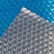 Солярное покрытие AquaViva Platinum Bubbles (ширина 3 м), серебро/голубой, 500мкм