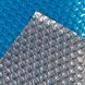 Солярне покриття AquaViva Platinum Bubbles (ширина 4,5 м), срібло/блакитний, 500мкм
