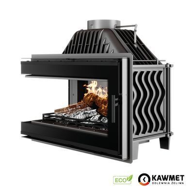 Каминная топка KAWMET W16 LB Black (13,5 kW) ECO